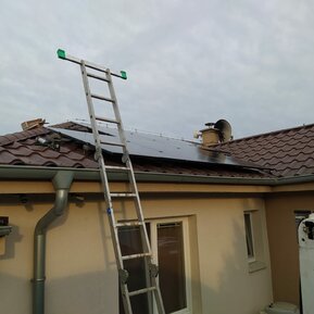 fotovoltaické panely na rodinný dom Soblahov